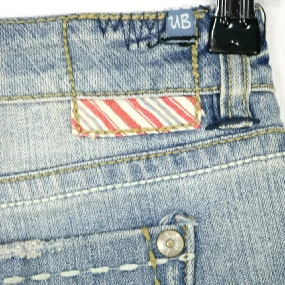Unionbay‎ Cut Off Jean Shorts Distressed Stretch Frayed 5